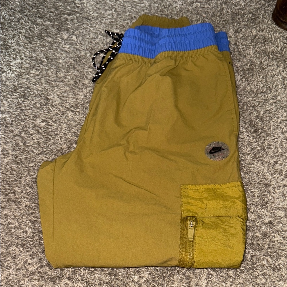Nike Olive and Blue Women's Pants